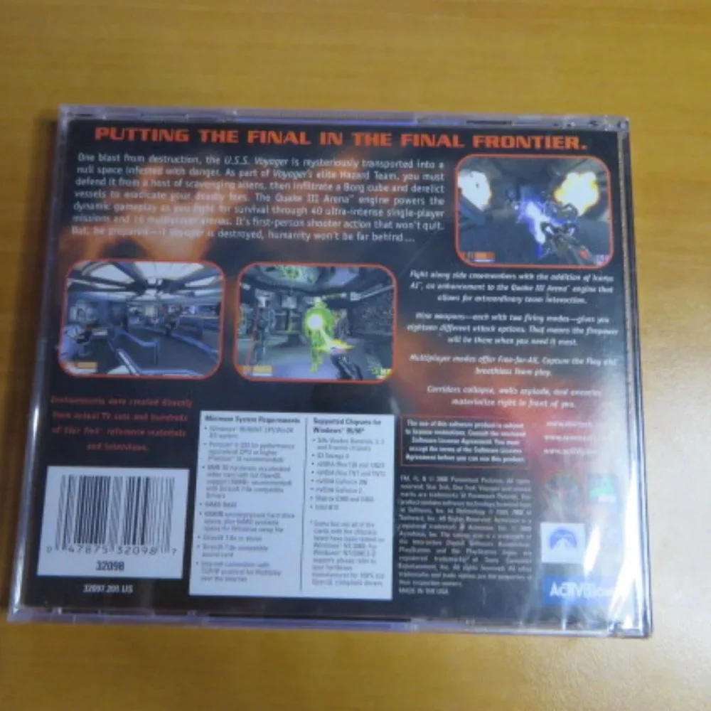New Star Trek Voyager Elite Force Set Phases To Frag PC Game